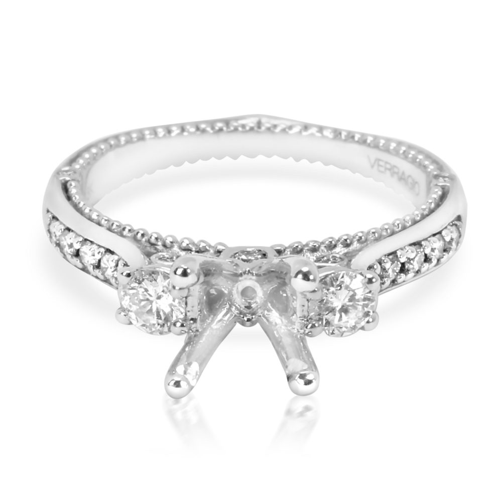 Verragio Venetian Collection Diamond Engagement Ring Setting in 18K White Gold